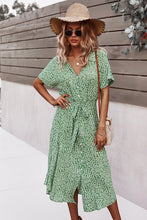 Load image into Gallery viewer, Heather Floral V-Neck Dress