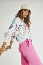 Load image into Gallery viewer, Living with the Palms 3/4 Sleeve Crew