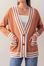 Load image into Gallery viewer, Melissa Varsity Button Cardigan