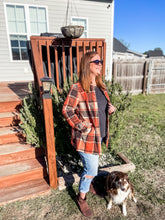 Load image into Gallery viewer, Jordan Plaid Open Front Jacket