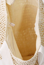 Load image into Gallery viewer, Straw Braided Hat Holder Tote Bag