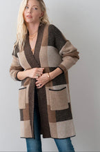 Load image into Gallery viewer, Ashley Color Block Cardigan