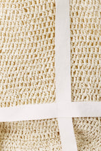 Load image into Gallery viewer, Straw Braided Hat Holder Tote Bag