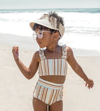 Load image into Gallery viewer, Strap Bandeau Bikini Set