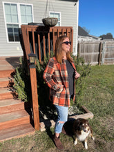 Load image into Gallery viewer, Jordan Plaid Open Front Jacket