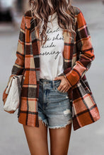 Load image into Gallery viewer, Jordan Plaid Open Front Jacket