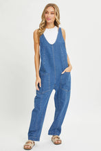 Load image into Gallery viewer, One-And-Done Denim Jumpsuit
