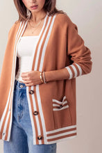 Load image into Gallery viewer, Melissa Varsity Button Cardigan
