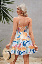 Load image into Gallery viewer, Brush Stroke Ruffle Dress
