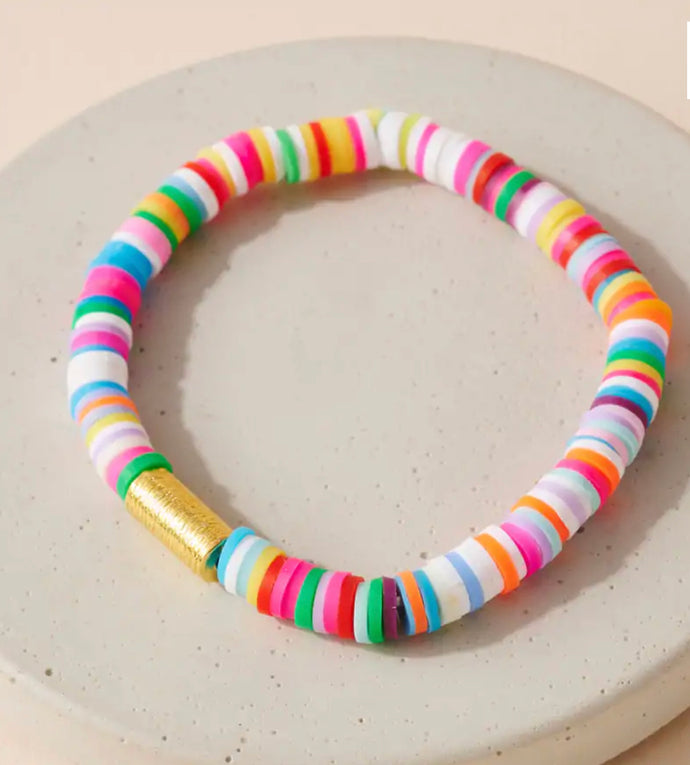 Disc Beaded Bracelet