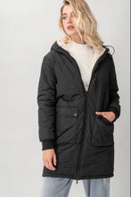 Load image into Gallery viewer, Jecin Long Line Reversible Coat
