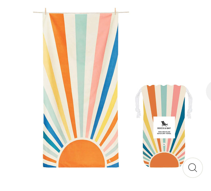 Rising Sun XL Beach Towel